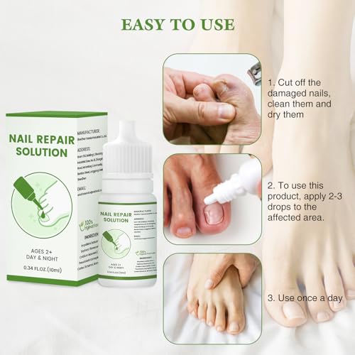Nail Drops for Treating Toenail Odor and Fungal Infections, and Nail drops