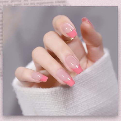 GAOY Cherry Pink Gel Nail Polish 16ml Soak Off UV Light Cure for Nail Art & Manicure