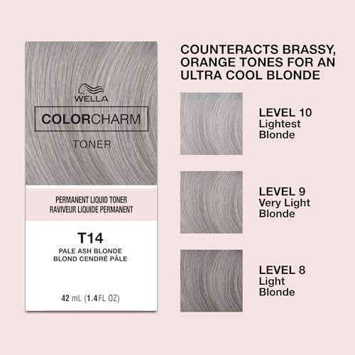 COLORCHARM Permanent Liquid Hair Toners for Brass Neutralization