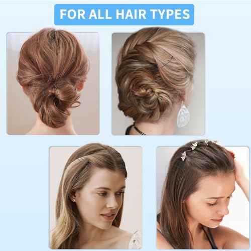 100 PCS 2.2 Inch(55 mm) Bobby Pins Black, Premium Bobby Pin For Women, Kids And Girls, Great For All Hair Types