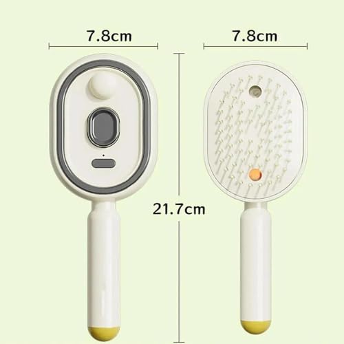 Electric Steam Hair Brush - Cordless & Rechargeable