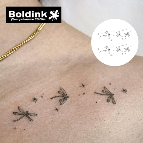 Boldink Realistic Temporary Tattoo Stickers - Waterproof, Lasts 7-15 Days