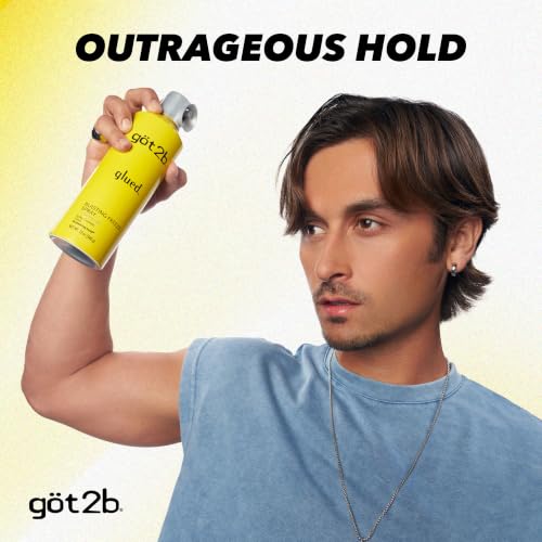 Got2B Glued Blasting Freeze Hairspray 12 oz 2-Pack Strong Hold, Extreme Style