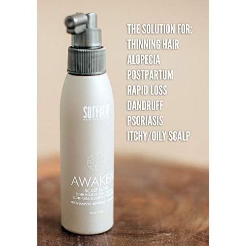 Surface Hair - Awaken Therapeutic Scalp Elixir ? Natural Ingredients for Thinning Hair and a Healthy Scalp - 4 fl oz