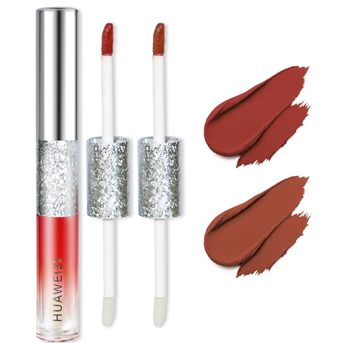 Dual-Ended Lip Stain & Lip Oil – Matte Tint with Gloss