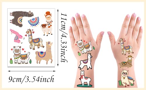 176 Llama Temporary Tattoos - Party Favors & Goodie Bag Stuffers