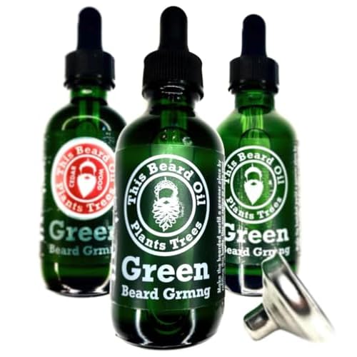 Scotch Pine Beard Oil ? Natural Men¡¯s Beard Oil with Hempseed, Jojoba, Meadowfoam & Coconut Oils ? Beard Softener, Strengthens, Moisturizes & Conditioner ? By GreenBeard Grmng (Scotch Pine, 1 Pack)