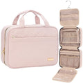 NISHEL Hanging Travel Toiletry Bag for Women, Pink