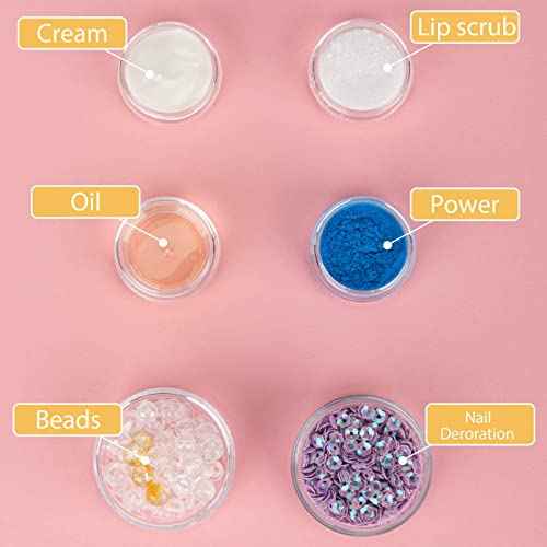 100 Pieces 10 Gram Sample Containers with Lids, 10ML Sample Jars, BPA Free Tiny Cosmetic Containers for Makeup, Lotion, Eye Shadow, Powder, and Lip Balms