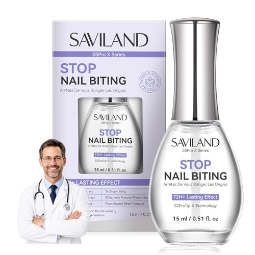 SAVILAND Anti Nail Biting Treatment & Cuticle Repair Polish - 15ml