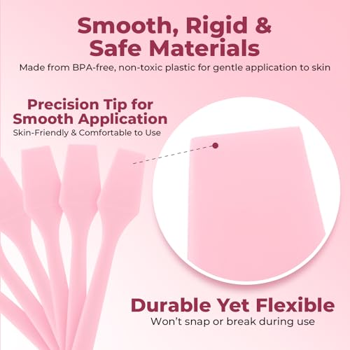Kopperko Cosmetic Spatulas 2.5" Small Plastic 100 Pack