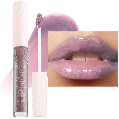 Nude Purple Tinted Lip Gloss with Plumping Moisturizer