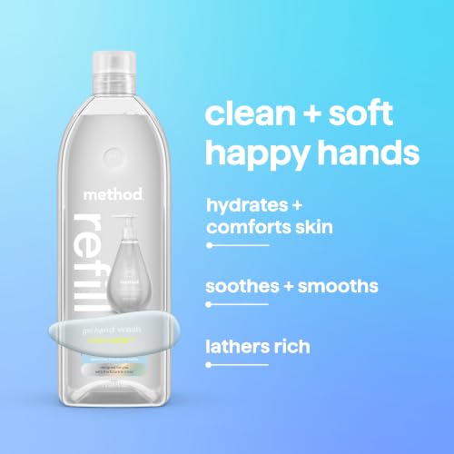 Method Gel Hand Wash Refill - Sweet Water, 34 fl oz - Gentle & Eco-Friendly