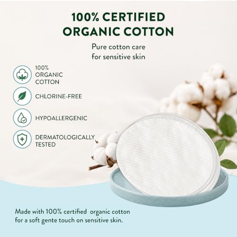 Organyc Organic Cotton Pads, 50 Count - Sensitive Skin