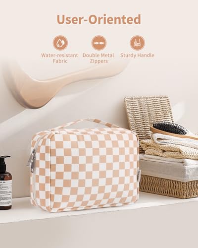 Narwey Small Hanging Travel Toiletry Bag for Women - Makeup Organizer
