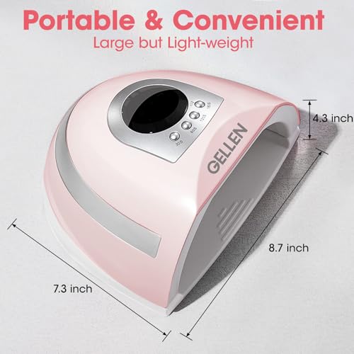 GELLEN 268W UV LED Nail Lamp for Gel Nails, Fast Curing Manicure Light