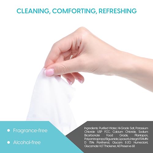Clear C Eyelid Wipes Pre-Moistened for Dry Eyes ? Rinse Free Eye Lid Cleaning Wipes ? Individually Wrapped Travel Eye Wipes, 1 Box of 30