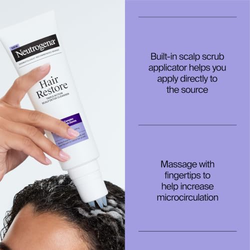 Neutrogena Hair Restore Scalp Detox Cleanser, 8 fl oz
