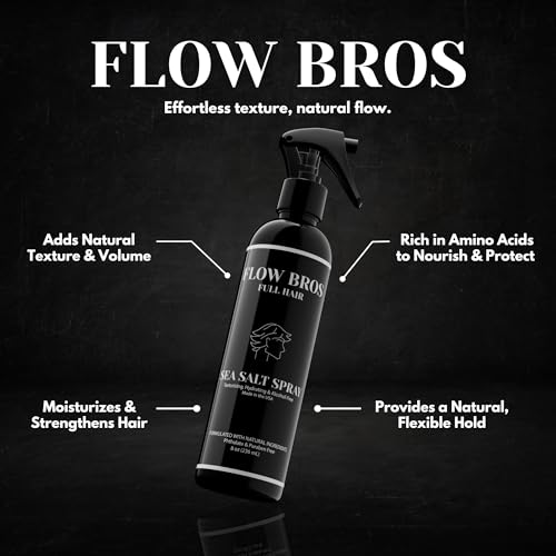 Flow Bros Sea Salt Spray for Hair – 8oz