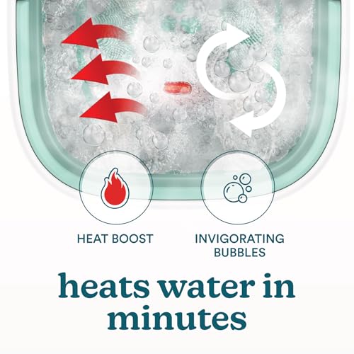 HoMedics Smart Space Elite Footbath with Heat Boost & Bubble Massage