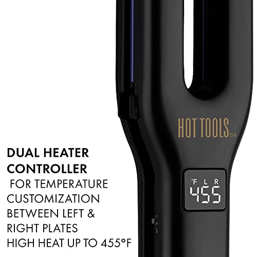 HOT Tools Pro Signature Dual Plate Flat Iron Four 1/2 Inch Plates