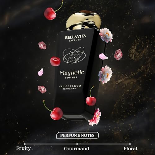 Bellavita Luxury Magnetic Women's Eau de Parfum 100ml - Floral-Gourmand, Long Lasting