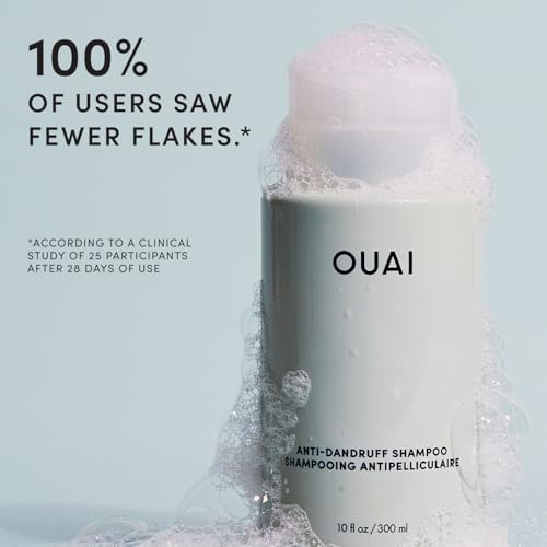 OUAI Anti-Dandruff Shampoo with Salicylic Acid, 10 Fl Oz