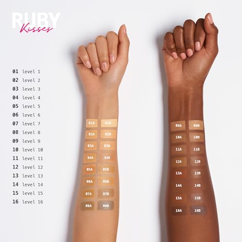 Ruby Kisses 3D Face Creator Foundation & Concealer, 12H Wear
