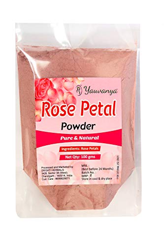 Pure Rose Petal Powder 100g - Natural Anti-Aging Skincare