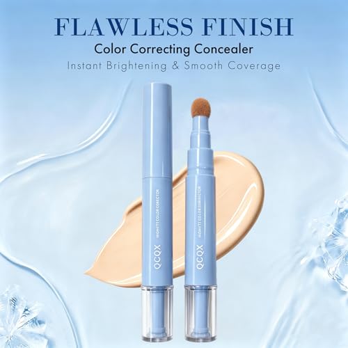Dual-Effect Concealer Pen & Foundation - 24HR Long-Lasting Coverage