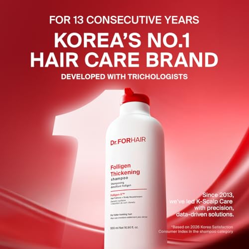 Dr.FORHAIR Folligen Thickening Shampoo 16.9oz