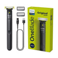 Philips One Blade Face Hybrid Trimmer & Shaver No Skin Irritation as Blade Never Touches Skin Dual Protection Technology