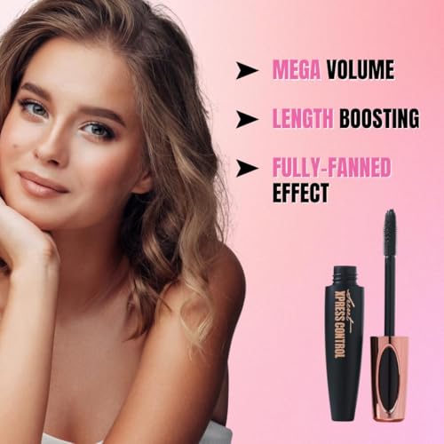 Silk Fiber Mascara 4D - Lengthening & Thickening, 2 Pack