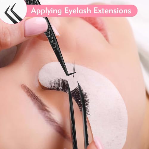 VEYES INC High-Precision Lash Tweezers for Eyelash Extensions