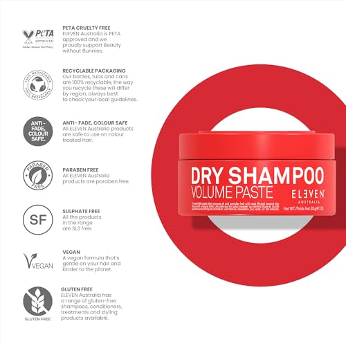 ELEVEN AUSTRALIA Dry Shampoo Volume Paste | Texture & Oil Control
