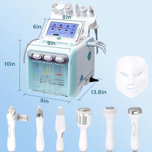 7-in-1 Facial Machine with Vacuum & LED for Home Skincare