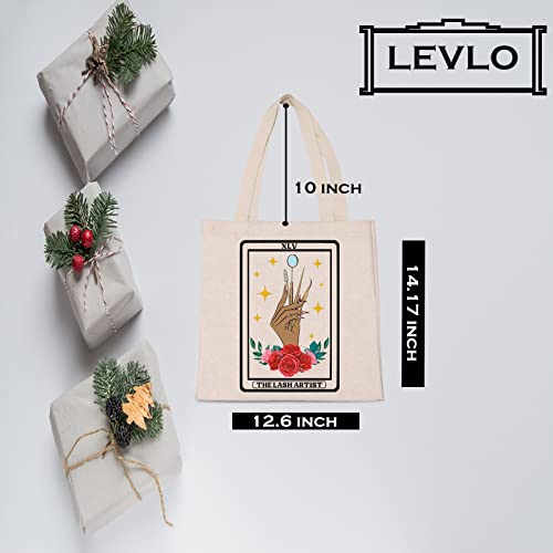 LEVLO Lash Artist Reusable Tote Bag for Women