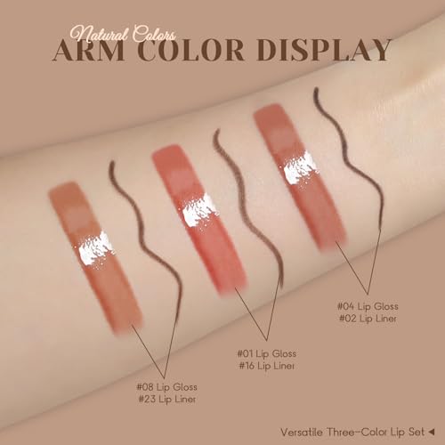 Noerrors 6-Piece Lip Combo Set with Liners & Glosses