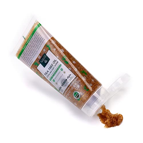 Earth Therapeutics Tea Tree Oil Cooling Foot Scrub - Exfoliating 6 fl oz