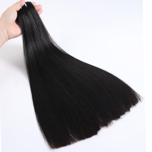 16A Straight Bundles Human Hair 100% Unprocessed Vietnamese Raw Hair Bundles Full and Thick Straight Weave Hair Extensions for Women,Three Times the Lifespan 12 Inch