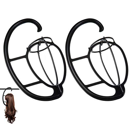 Dreamlover Hanging Wig Stand - 2 Pack, Black
