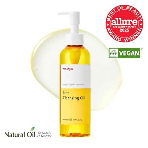 ma:nyo Pure Cleansing Oil, Natural Oil Cleanser for Face, Makeup Blackhead Remover, Korean Skin Care, 6.76 fl oz (200ml)