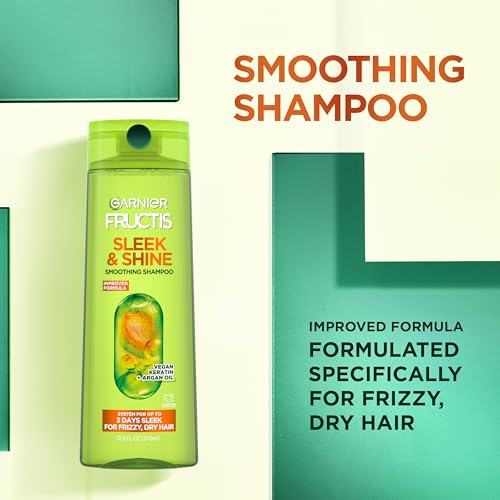 Garnier Fructis Sleek & Shine Shampoo & Conditioner Set for Frizzy Hair - 43 Fl Oz