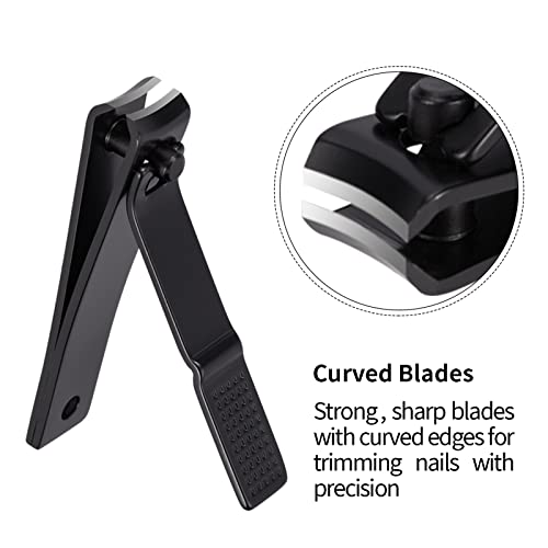 Nail Clipper Set with Leather Case - Ultra Sharp Stainless Steel