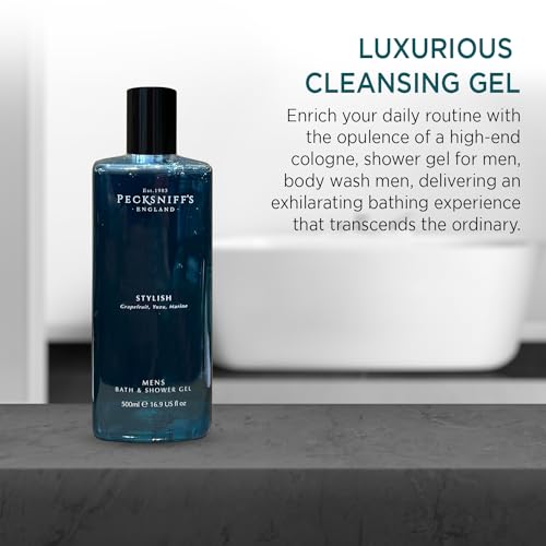 Pecksniff's Men's Luxurious Moisturizing Bath & Shower Gel (Stylish)