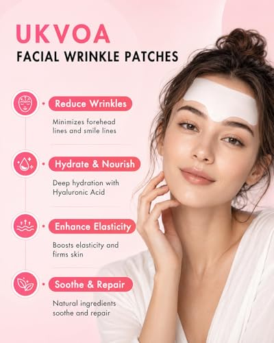 Forehead & Smile Line Patches - Hydrating Overnight Treatment | 36pcs