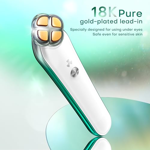 ALUSHEE 2-in-1 RF Microcurrent Eye Device for Puffiness & Wrinkles