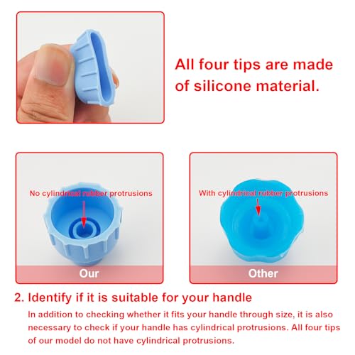 Face Care Skin Beauty Set Spare Parts Water Scrub Silicone Tips (12 pcs Small and Large Vortex)