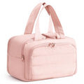 Travel Makeup Bag with Hanging Hook, Water-Resistant Toiletry Organizer