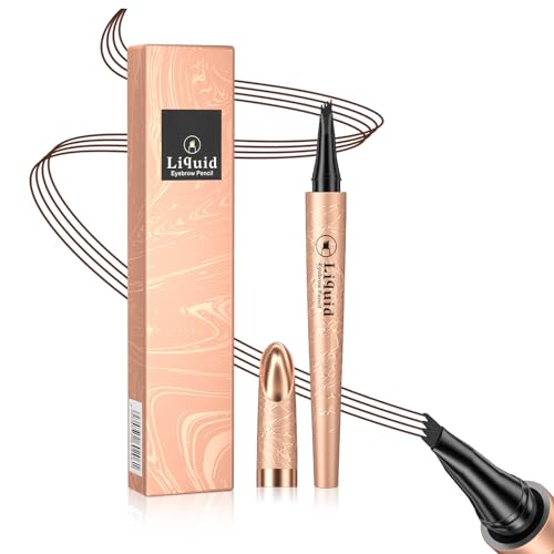Microblading Eyebrow Pen - Waterproof Long Lasting Dark Brown